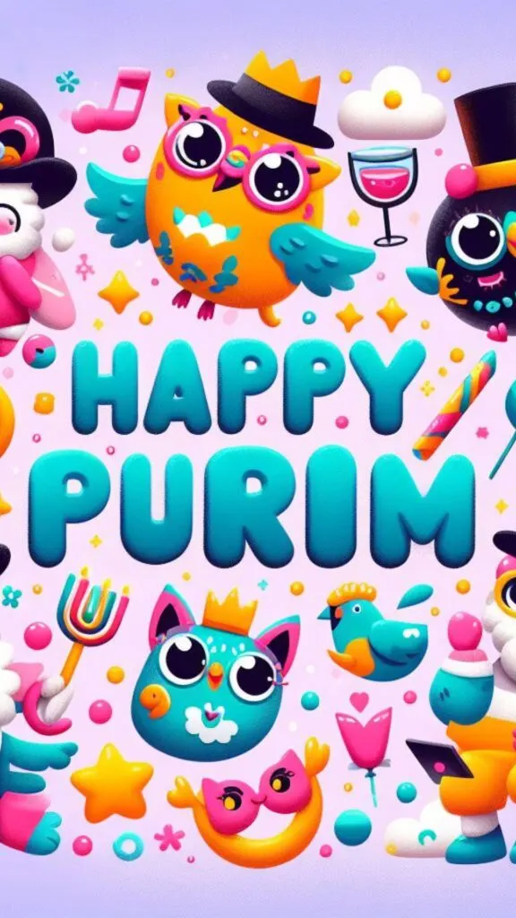 purim iphone wallpaper